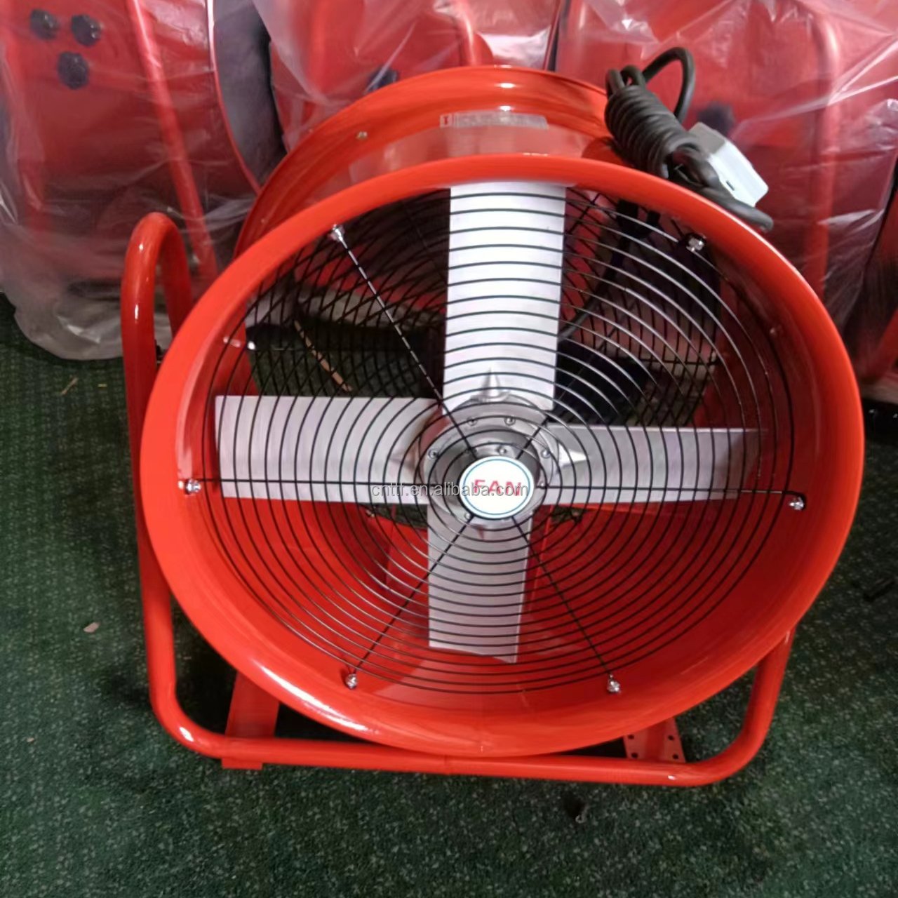 Portable Axial Ventilation Fan 20'' 500mm 380V 2900rpm Portable Propeller Ventilation/Blower/Fan for Ship Building
